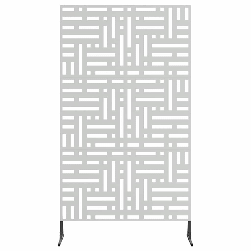 Schermo Privacy in Acciaio Grigio 100 x 50 x 180 cm