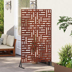 Schermo Privacy in Acciaio Grigio 100 x 50 x 180 cm