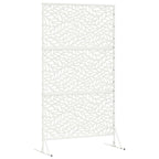 Schermo Privacy Bianco 100 x 50 x 180 cm Acciaio