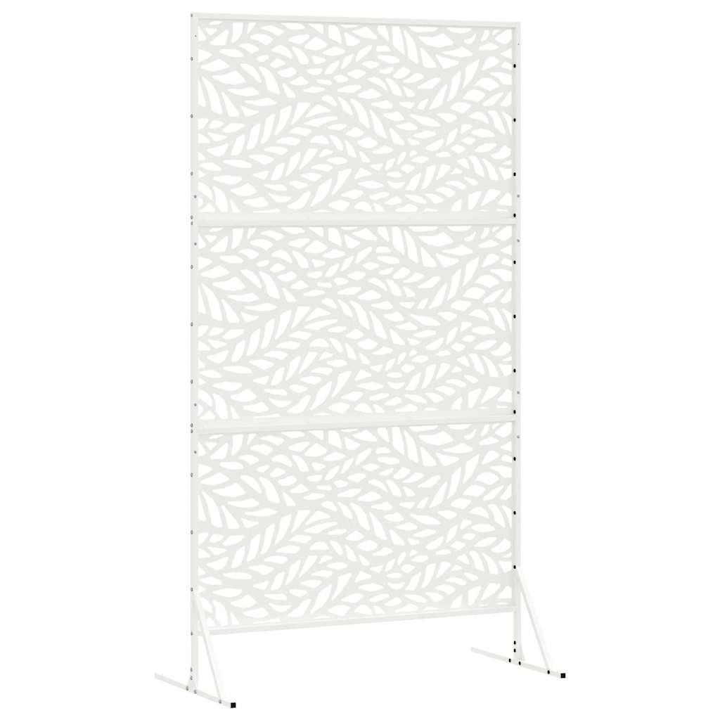 Schermo Privacy Bianco 100 x 50 x 180 cm Acciaio