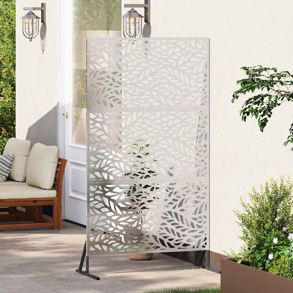 Schermo Privacy Grigio 100 x 50 x 180 cm Acciaio