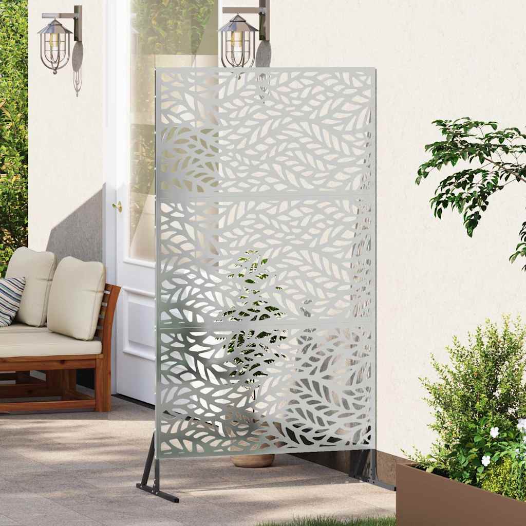 Schermo per Privacy Grigio 100 x 50 x 180 cm in Acciaio