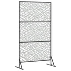 Schermo per Privacy Grigio 100 x 50 x 180 cm in Acciaio