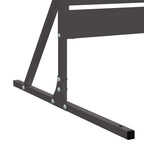 Schermo Privacy Nero 100 x 50 x 180 cm Acciaio