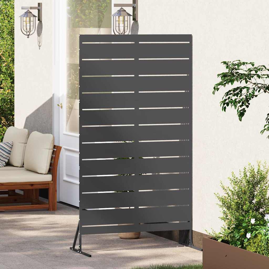 Schermo Privacy Nero 100 x 50 x 180 cm Acciaio