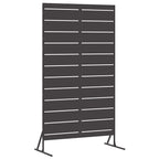 Schermo Privacy Nero 100 x 50 x 180 cm Acciaio