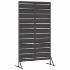Schermo Privacy Nero 100 x 50 x 180 cm Acciaio
