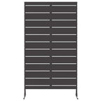 Schermo Privacy Nero 100 x 50 x 180 cm Acciaio