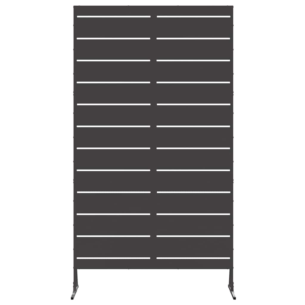 Schermo Privacy Nero 100 x 50 x 180 cm Acciaio