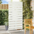 Schermo Privacy Bianco Acciaio 100 x 50 x 180 cm