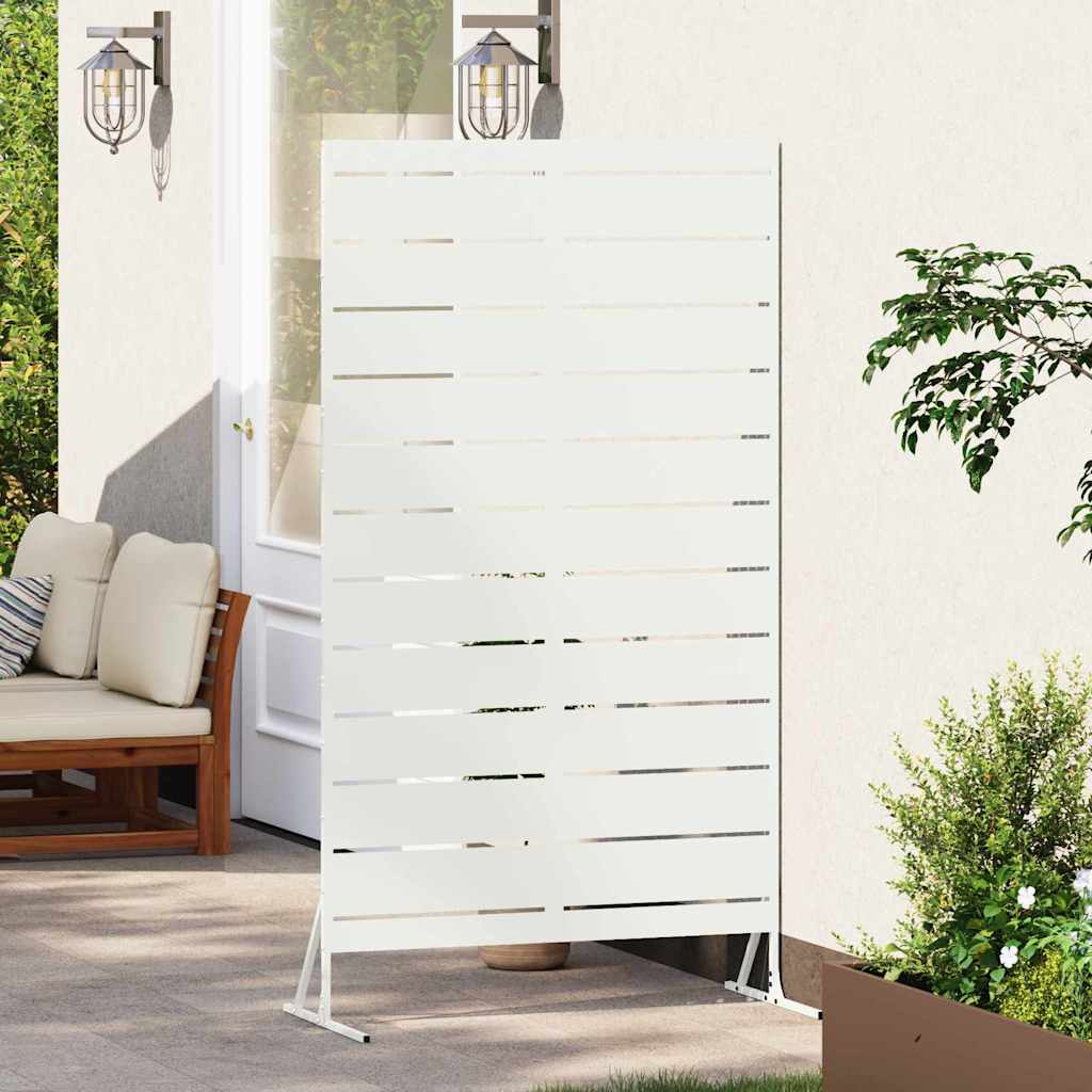 Schermo Privacy Bianco Acciaio 100 x 50 x 180 cm