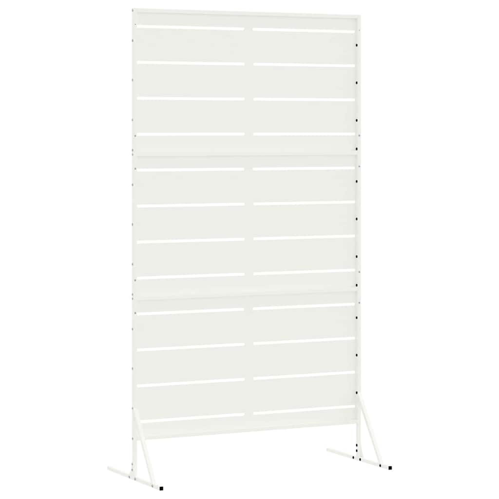 Schermo Privacy Bianco Acciaio 100 x 50 x 180 cm