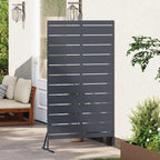 Schermo Privacy Antracite 100 x 50 x 180 cm Acciaio