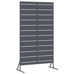 Schermo Privacy Antracite 100 x 50 x 180 cm Acciaio