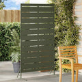 Schermo Privacy Oliva 100 x 50 x 180 cm Acciaio