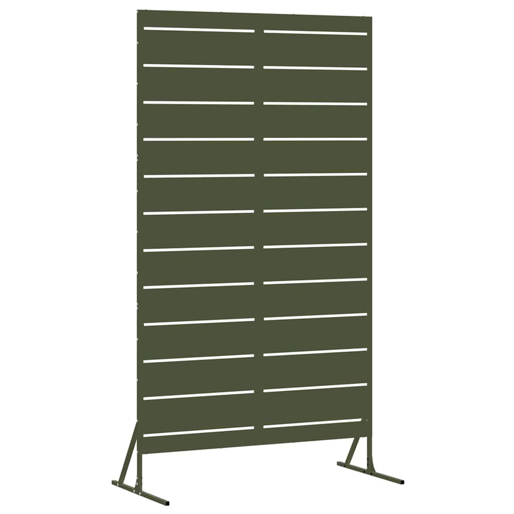 Schermo Privacy Oliva 100 x 50 x 180 cm Acciaio