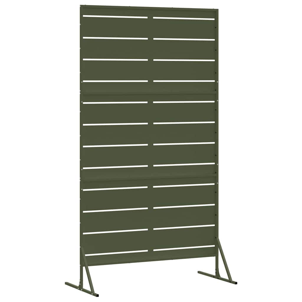 Schermo Privacy Oliva 100 x 50 x 180 cm Acciaio