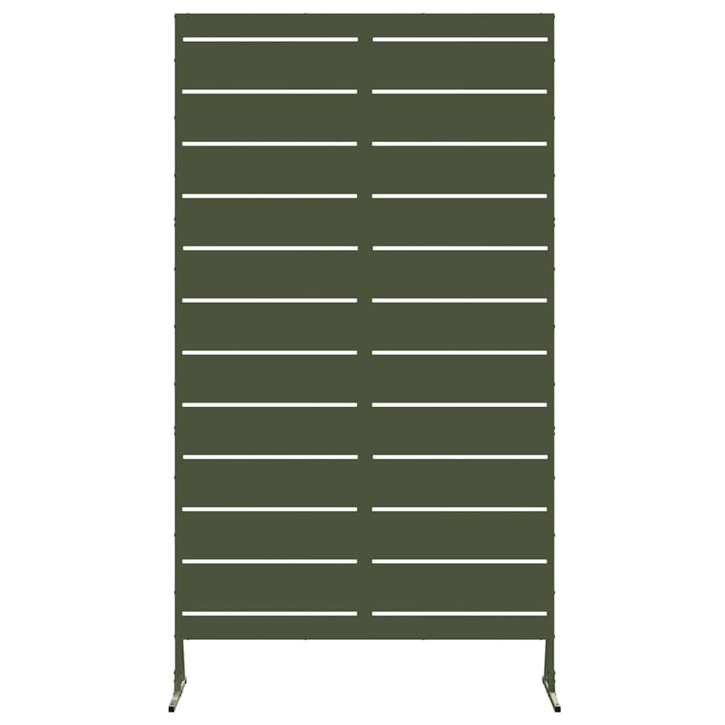 Schermo Privacy Oliva 100 x 50 x 180 cm Acciaio