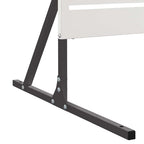 Schermo per Privacy Grigio 100 x 50 x 180 cm Acciaio