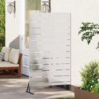Schermo per Privacy Grigio 100 x 50 x 180 cm Acciaio