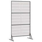 Schermo per Privacy Grigio 100 x 50 x 180 cm Acciaio