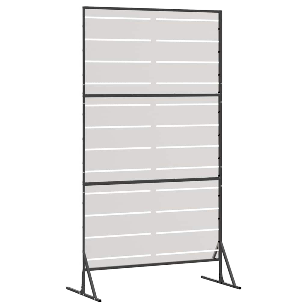 Schermo per Privacy Grigio 100 x 50 x 180 cm Acciaio