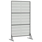 Schermo Privacy Grigio 100 x 50 x 180 cm Acciaio
