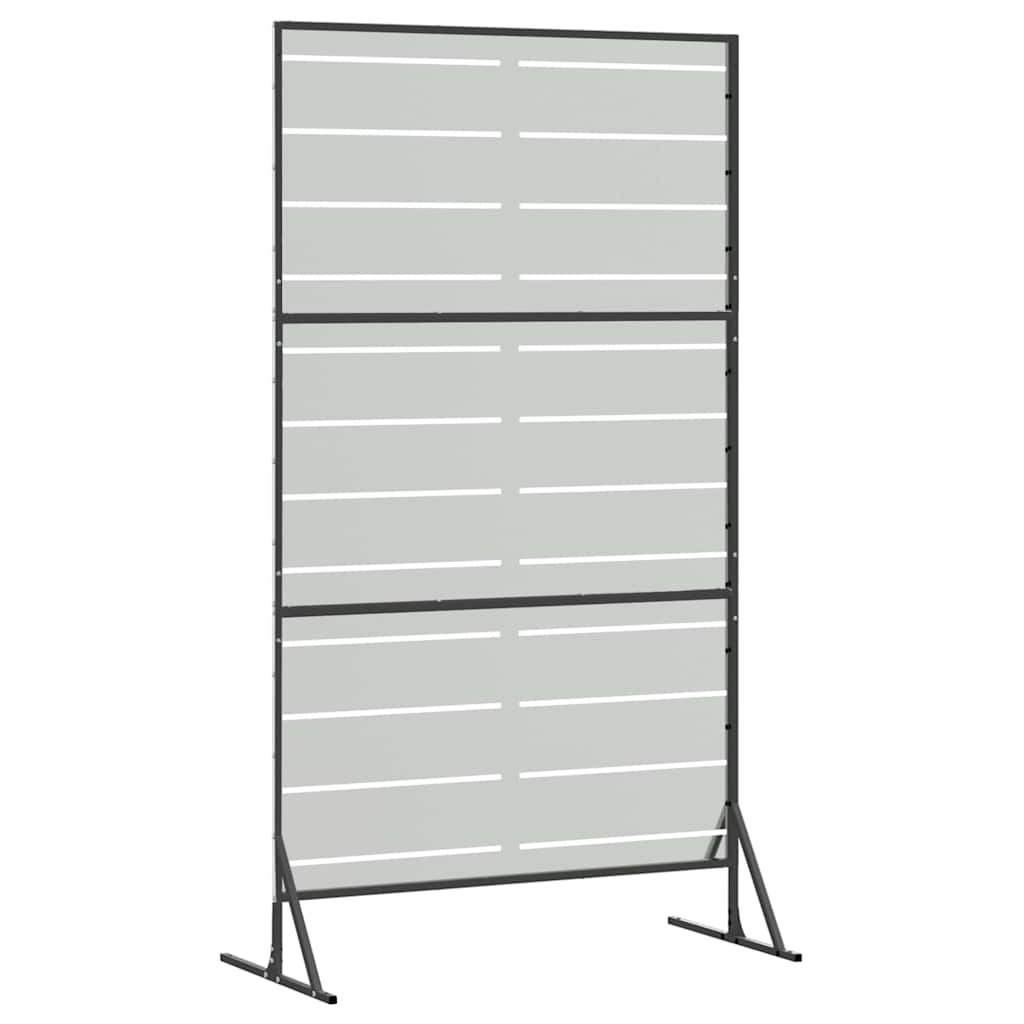 Schermo Privacy Grigio 100 x 50 x 180 cm Acciaio