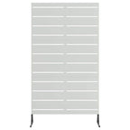 Schermo Privacy Grigio 100 x 50 x 180 cm Acciaio