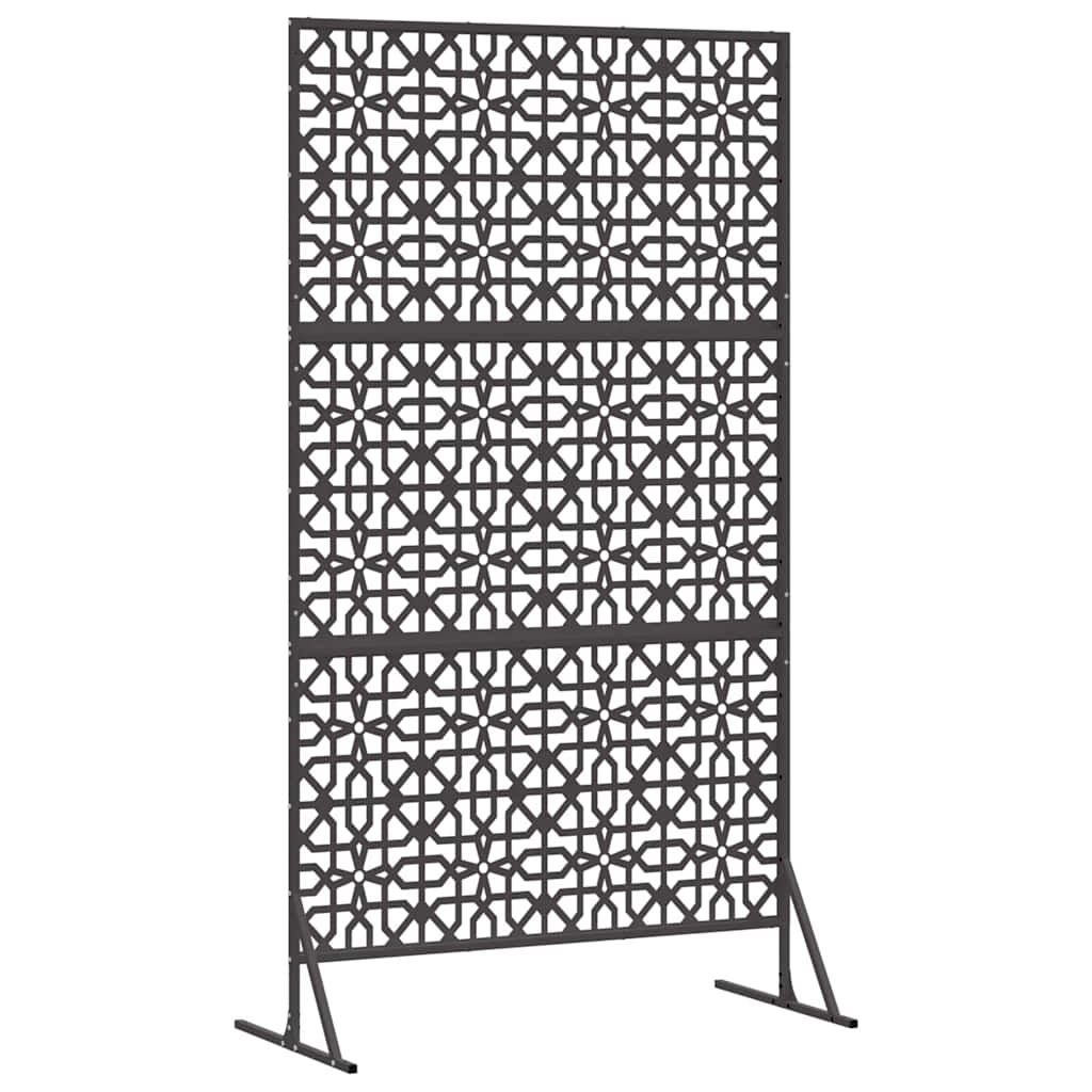 Schermo Privacy Nero Acciaio 100 x 50 x 180 cm
