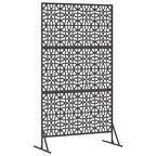 Schermo Privacy Nero Acciaio 100 x 50 x 180 cm