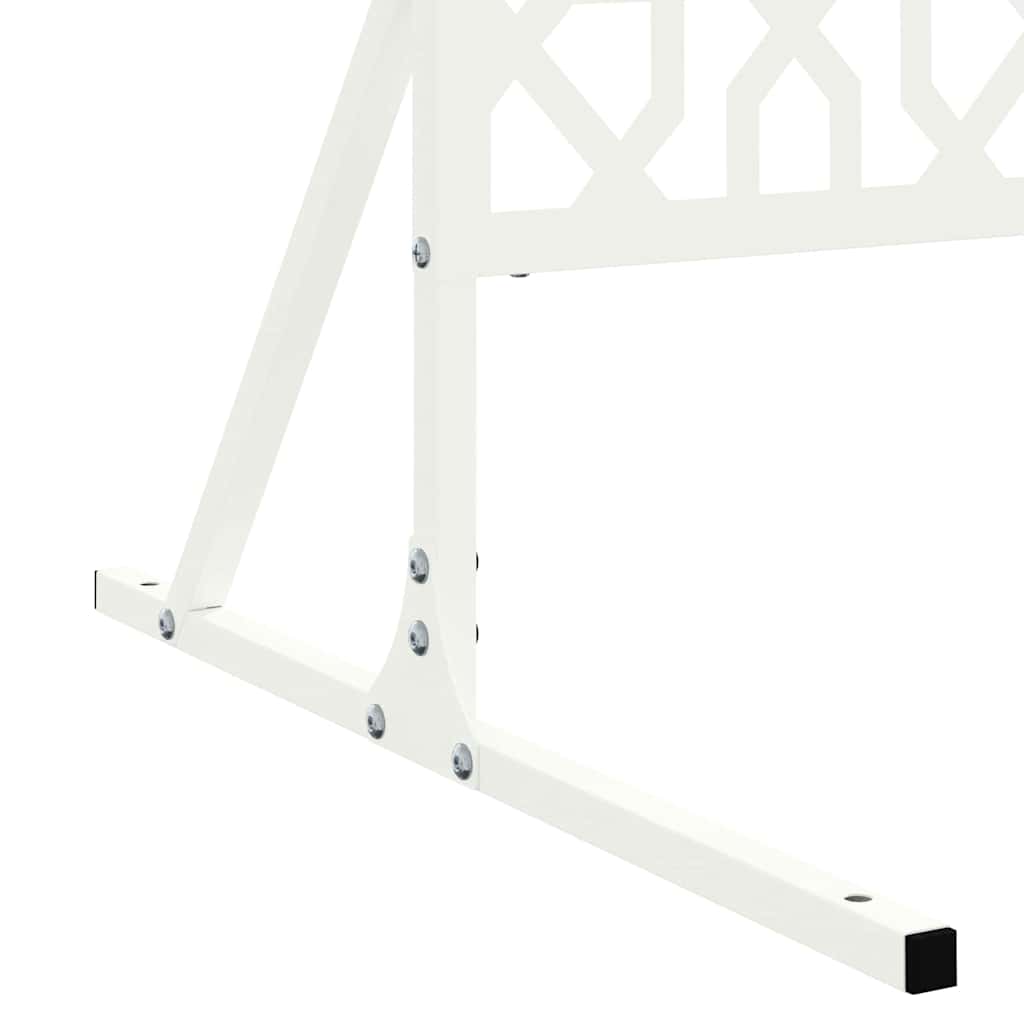 Schermo Privacy Bianco 100 x 50 x 180 cm Acciaio