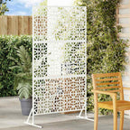 Schermo Privacy Bianco 100 x 50 x 180 cm Acciaio