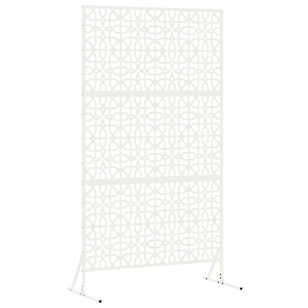 Schermo Privacy Bianco 100 x 50 x 180 cm Acciaio