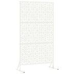 Schermo Privacy Bianco 100 x 50 x 180 cm Acciaio
