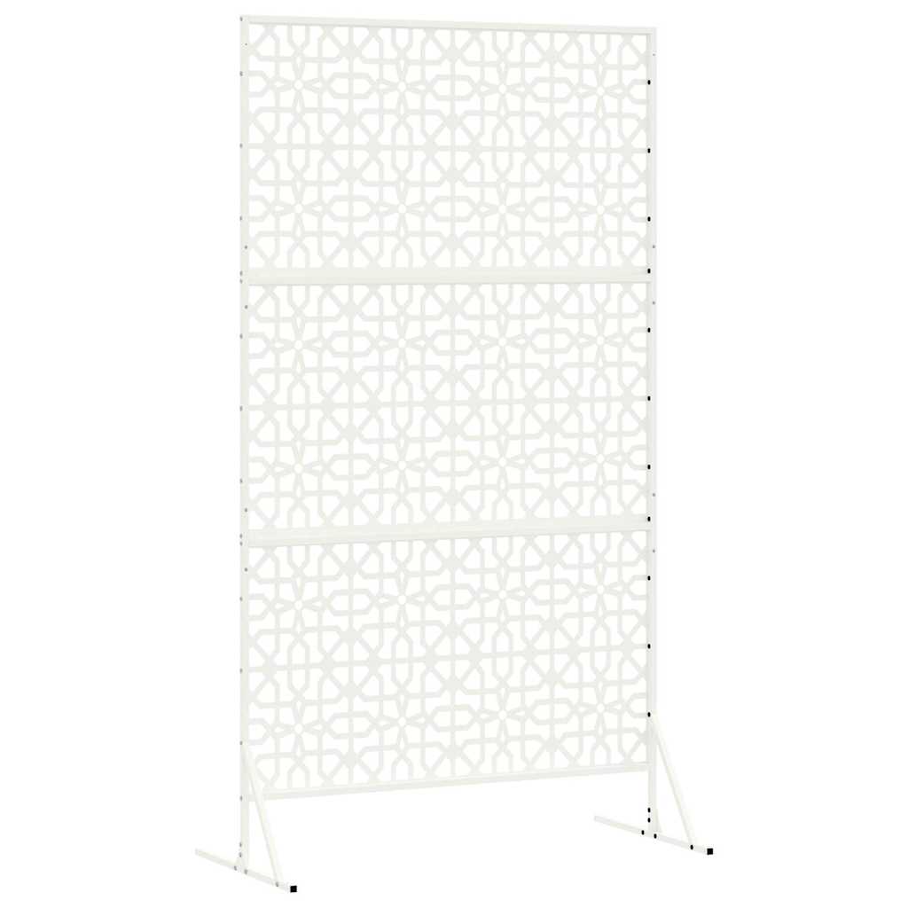 Schermo Privacy Bianco 100 x 50 x 180 cm Acciaio