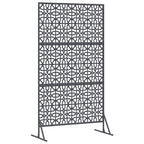 Schermo per Privacy Antracite 100 x 50 x 180 cm Acciaio
