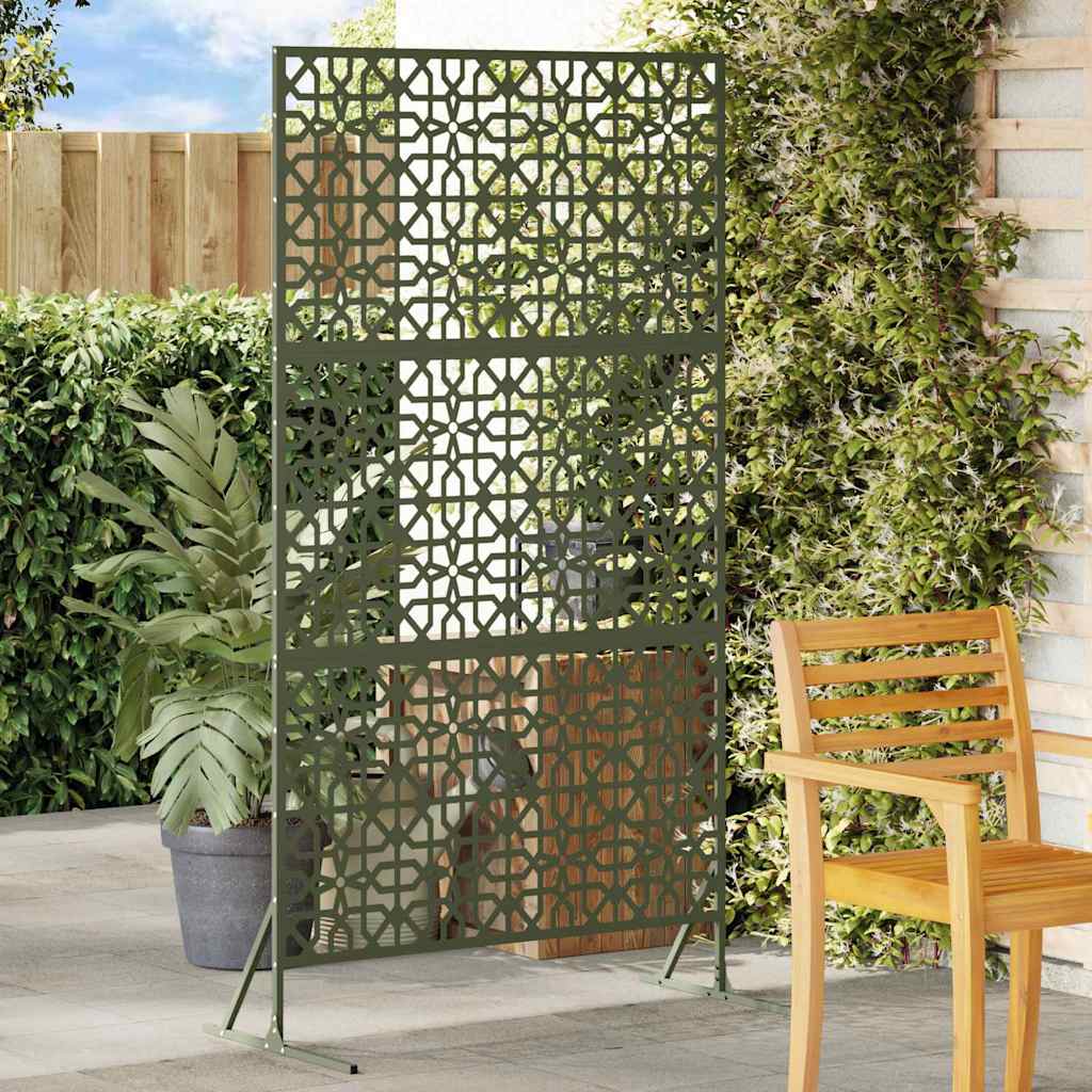 Schermo Privacy Oliva 100 x 50 x 180 cm Acciaio