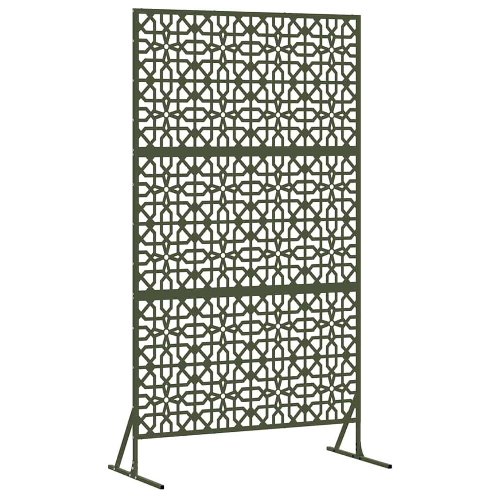 Schermo Privacy Oliva 100 x 50 x 180 cm Acciaio