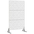 Schermo Privacy Grigio 100 x 50 x 180 cm Acciaio