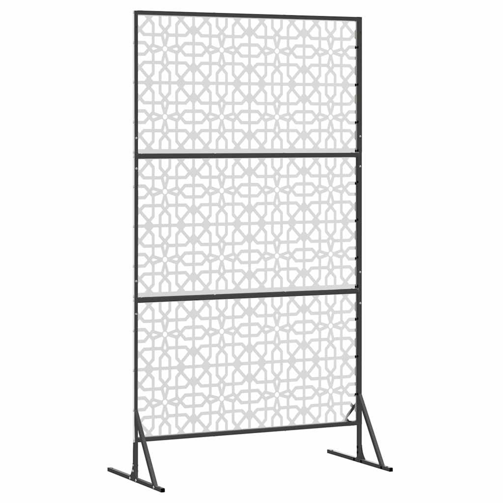 Schermo Privacy Grigio 100 x 50 x 180 cm Acciaio