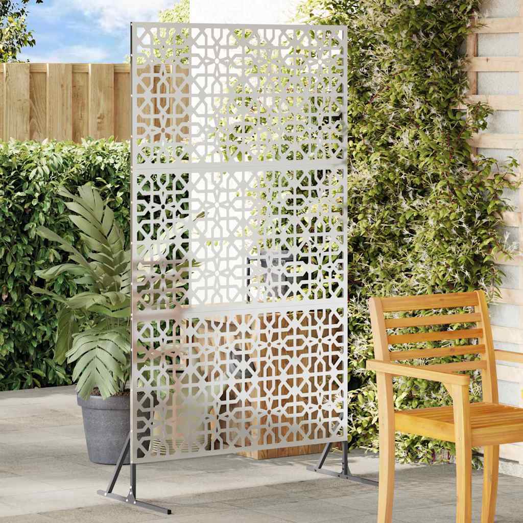 Schermo Privacy Grigio 100 x 50 x 180 cm Acciaio