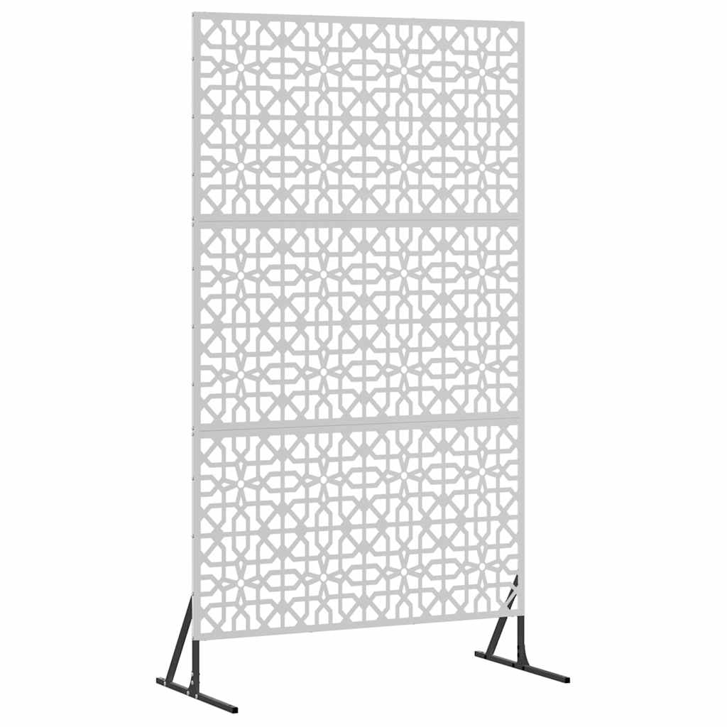 Schermo Privacy Grigio 100 x 50 x 180 cm Acciaio