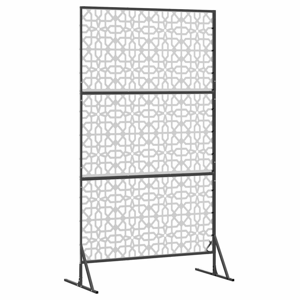 Schermo Privacy Grigio 100 x 50 x 180 cm Acciaio