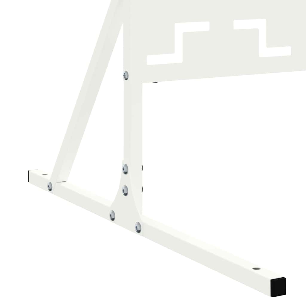 Schermo Privacy Bianco 100 x 50 x 180 cm Acciaio