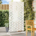 Schermo Privacy Bianco 100 x 50 x 180 cm Acciaio