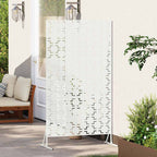 Schermo Privacy Bianco 100 x 50 x 180 cm Acciaio