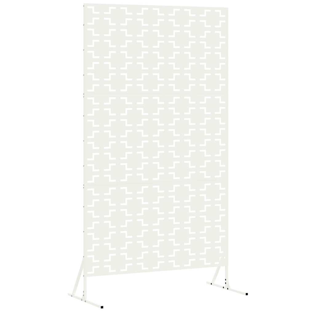 Schermo Privacy Bianco 100 x 50 x 180 cm Acciaio