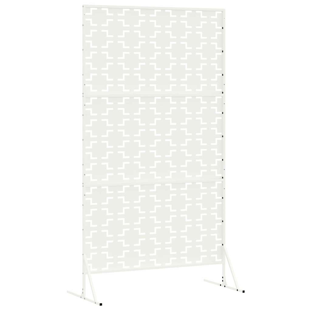 Schermo Privacy Bianco 100 x 50 x 180 cm Acciaio