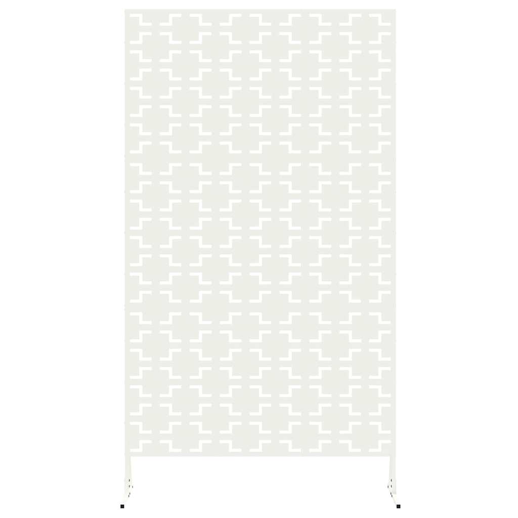 Schermo Privacy Bianco 100 x 50 x 180 cm Acciaio